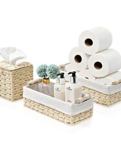 Woven Boho Decor Baskets (3 Pc)