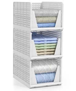 Stackable Shelf Organizer (Set of 3)