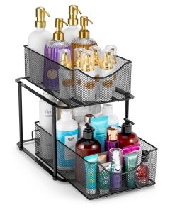Mesh Sliding Drawers Baskets (2 Tier)