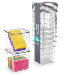 Storage Bins with Lids Set (Small)