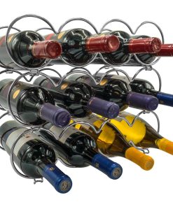 12 Bottle Wine Rack (3 Tier)