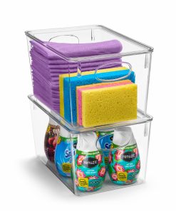 Alternative view of Storage Bins with Lids Set (Large)