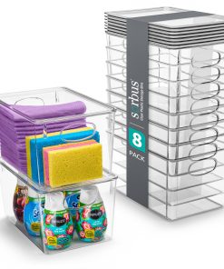 Storage Bins with Lids Set (Large)