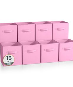 Alternative view of 13 Large Cube Storage Bin (8-Pack, Pastels)