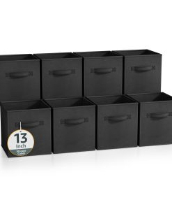 Alternative view of 13 Large Cube Storage Bin ( 8 Pack, Neutral)