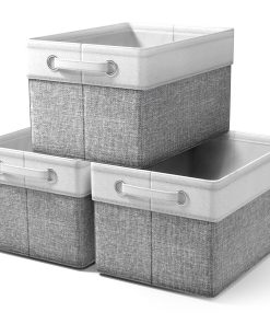 Fabric Storage Basket Set (3 and 6 Pack)
