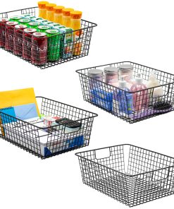 Iron Storage Basket (4 Pack)