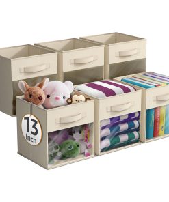 13 Large Storage Bin with Clear Window – 6-Pack