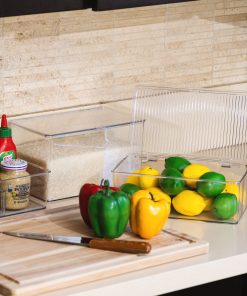 Alternative view of Pantry Storage Bins for with Hinged Lids