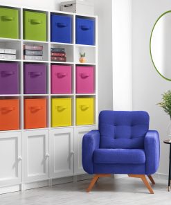 Alternative view of 11 Cube Storage Bins 12 Pack Multicolored Set