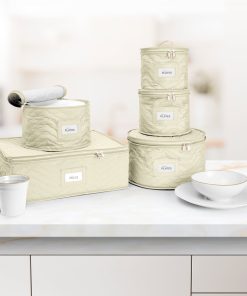 Alternative view of Dinnerware Storage Set Serves 12 (5 Pack)