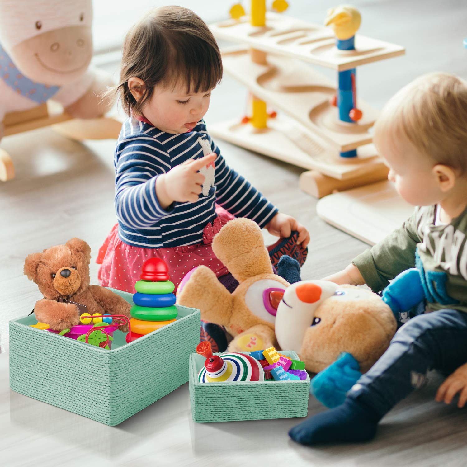 Woven Rope Baskets (4 Pack) - Image 34