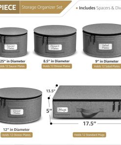 Alternative view of Dinnerware Storage Set