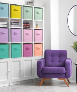 Alternative view of 13 Large Cube Storage Bins 12 Pack Multicolored Set