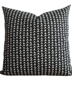 Vines Black IndoorOutdoor Pillow Cover