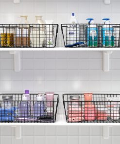 Alternative view of Iron Storage Basket (4 Pack)