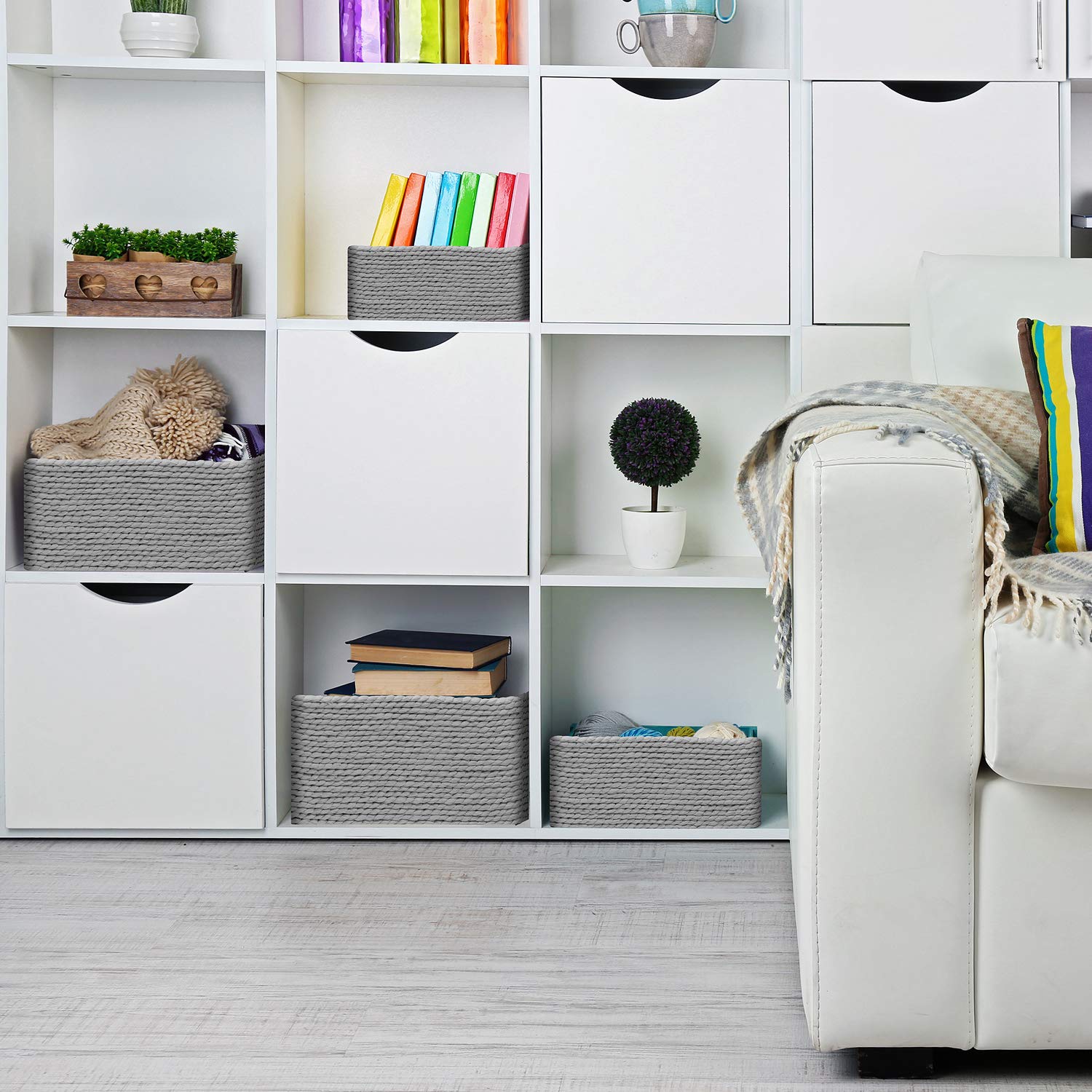 Woven Rope Baskets (4 Pack) - Image 13