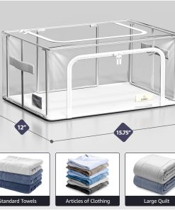 Alternative view of Storage Bins with Metal Frame