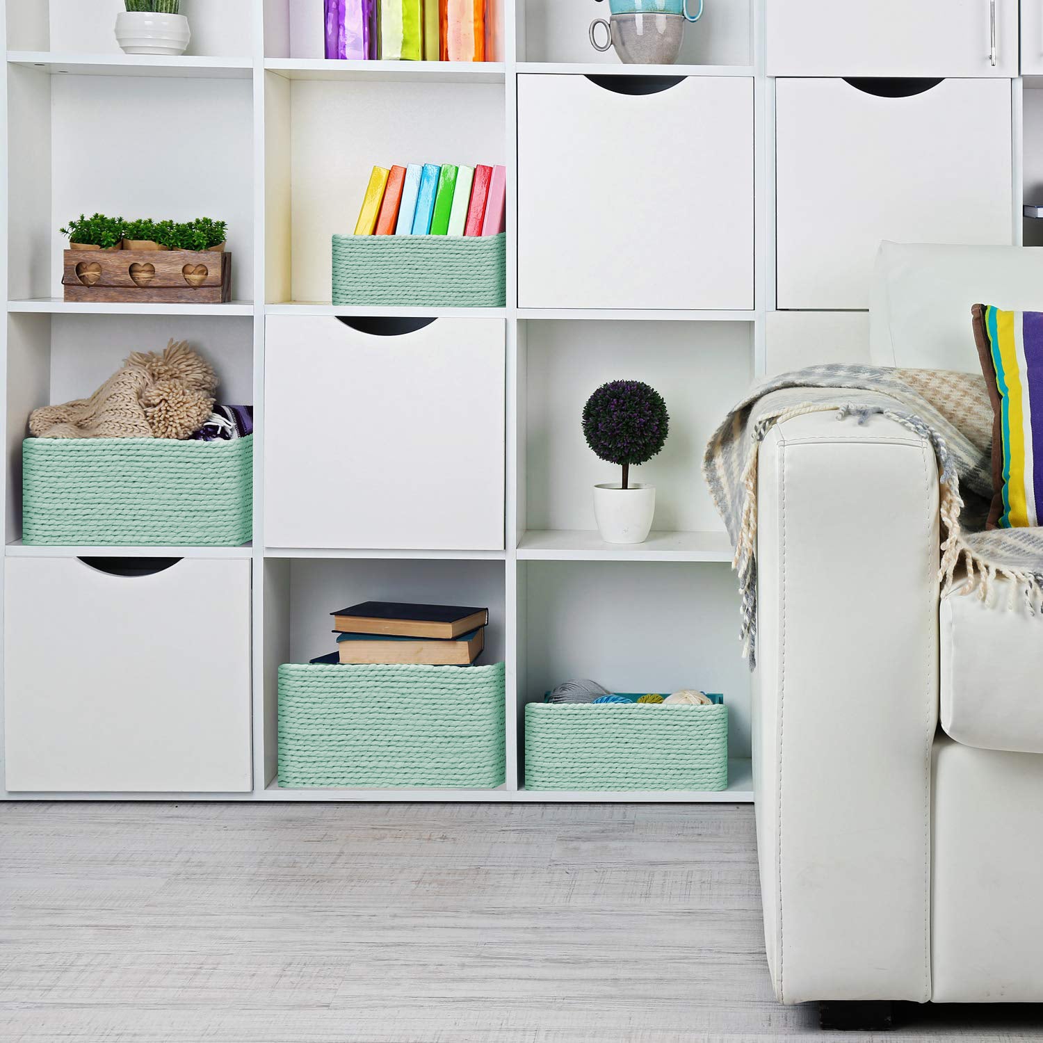 Woven Rope Baskets (4 Pack) - Image 36