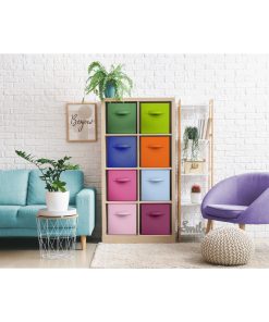 Alternative view of 13 Large Cube Storage Bins (8 Pack Multi)