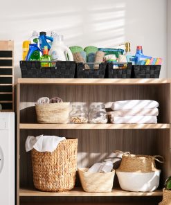 Alternative view of Basket Bin Flat Set Double Woven (9 Pack)