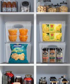 Alternative view of Plastic Container Bins with Lids