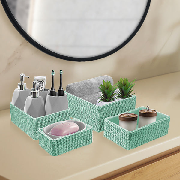 Woven Rope Baskets (4 Pack) - Image 40