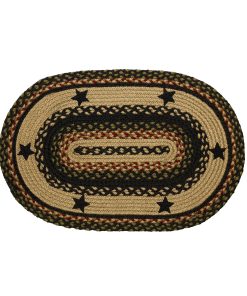 Tartan Star Braided Rugs ,BR-252 20x30 to 5'x8' Oval