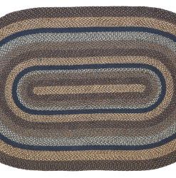 Denim Braided Rugs, BR-287 20x30 to 8'x10' Oval