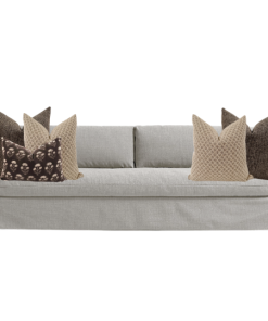 Sofa Pillow Combo 'Black Taupe Floral'