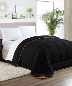 Rich 100% Cotton Black comforter