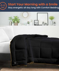 Alternative view of Rich 100% Cotton Black comforter