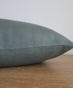 Alternative view of Caribbean Teal Linen Pillow Cover