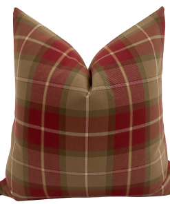 Country Christmas Plaid Pillow Cover