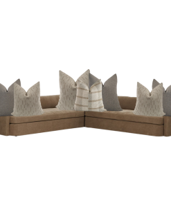 Sectional Pillow Combo 'Drifted Linen & Stone'
