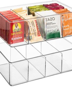 Divided Storage Bins for Tea Station