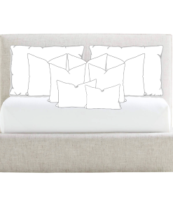 Bed Pillow Insert Combo Five Layer Design: Option 1