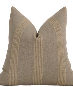 French Grain Sack | Brown Pillow Cover