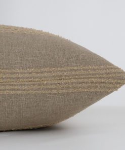 Alternative view of French Grain Sack | Brown Pillow Cover