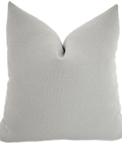 Overcast Gray Outdoor Pillow Cover