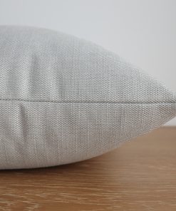 Alternative view of Overcast Gray Outdoor Pillow Cover