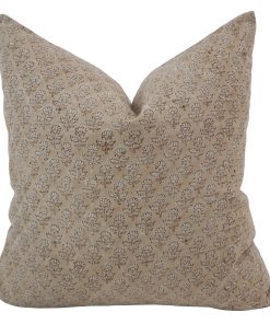 Rose Amour Block Print Pillow Cover