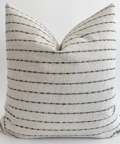 Alternative view of Eloa Gray & White Pillow Cover