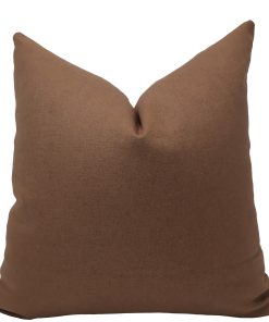 Fired Red Linen Pillow Cover