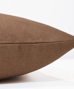 Alternative view of Fired Red Linen Pillow Cover