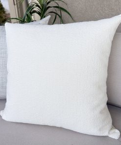 Alternative view of White Boucle Indoor Outdoor Pillow Cover