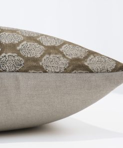 Alternative view of Spanish Chocolate Block Print Pillow Cover