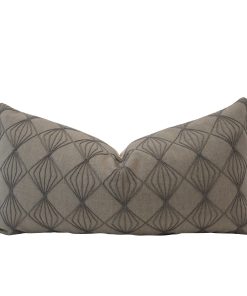 Alternative view of Noir Trellis Pillow Cover