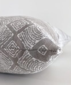 Alternative view of Madigan | Gray Outdoor Pillow Cover