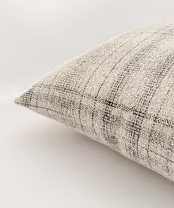 Alternative view of Calm Cream Plaid Pillow Cover